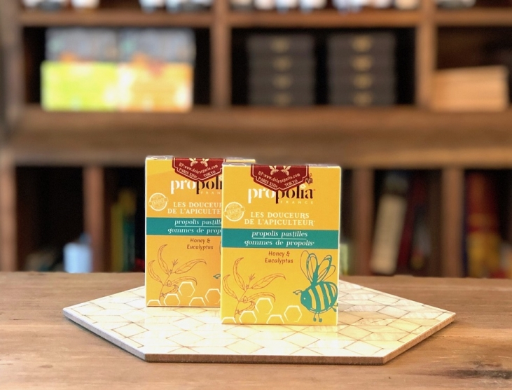 ＜店舗限定＞プロポリスソフトキャンディ”ハチミツ＆ユーカリ”販売中