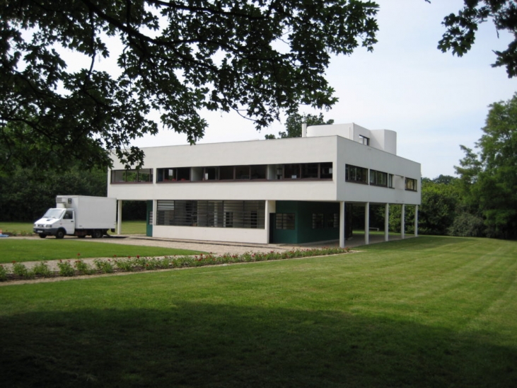 ル・コルビュジエ建築　サヴォワ邸　Villa Savoye (1928-31)