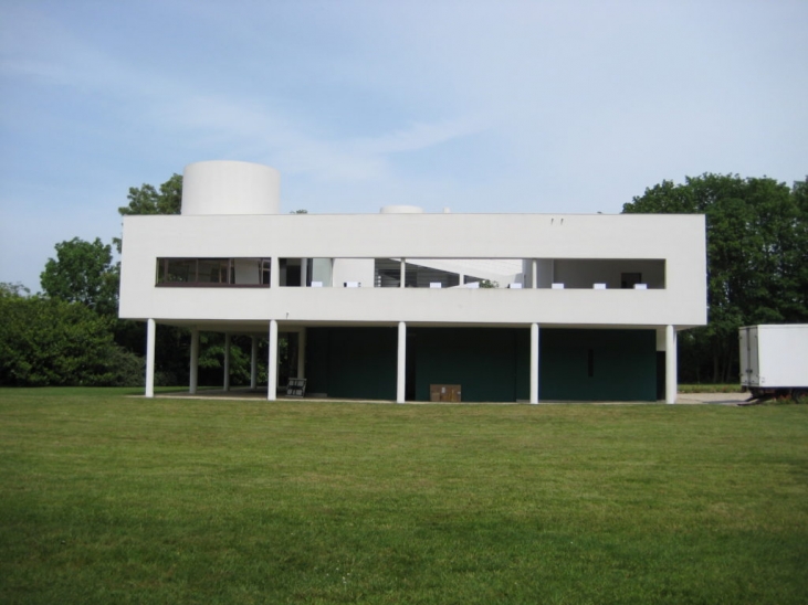 ル・コルビュジエ建築　サヴォワ邸　Villa Savoye (1928-31)