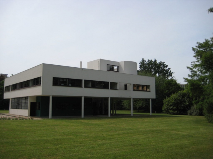ル・コルビュジエ建築　サヴォワ邸　Villa Savoye (1928-31)　続き