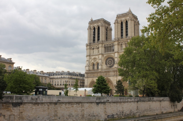 Cathédrale Notre-Dame de Paris ノートルダム大聖堂の修復工事の様子（２０１９．５）