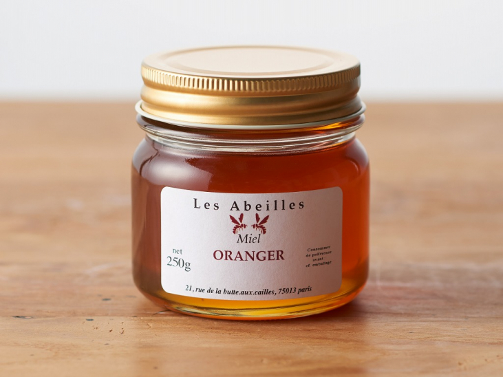 Gelées au miel a l’oranges　ハチミツ入りオレンジのジュレ