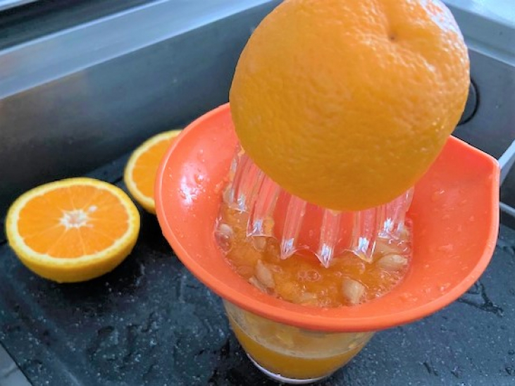 Gelées au miel a l’oranges　ハチミツ入りオレンジのジュレ