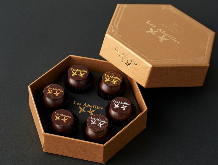 ＊完売＊【化粧箱】レザベイユ・ショコラ -ハチミツとろり　6個入　※冬季限定・限定数商品