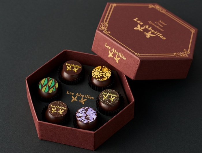 *完売*【化粧箱】レザベイユ・ショコラ -プランツ 草花 6個入 ※冬季限定・限定数商品