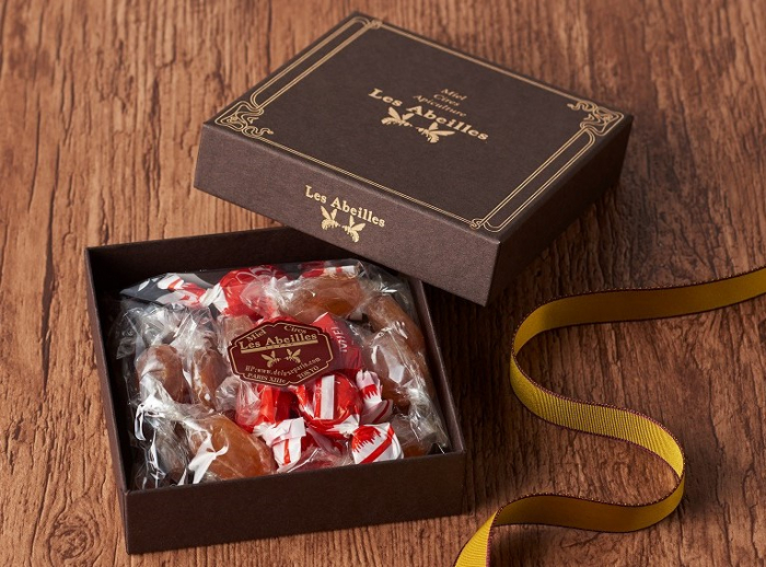 【化粧箱】3種 ボンボンミエル  14個(純粋はちみつキャンディー)