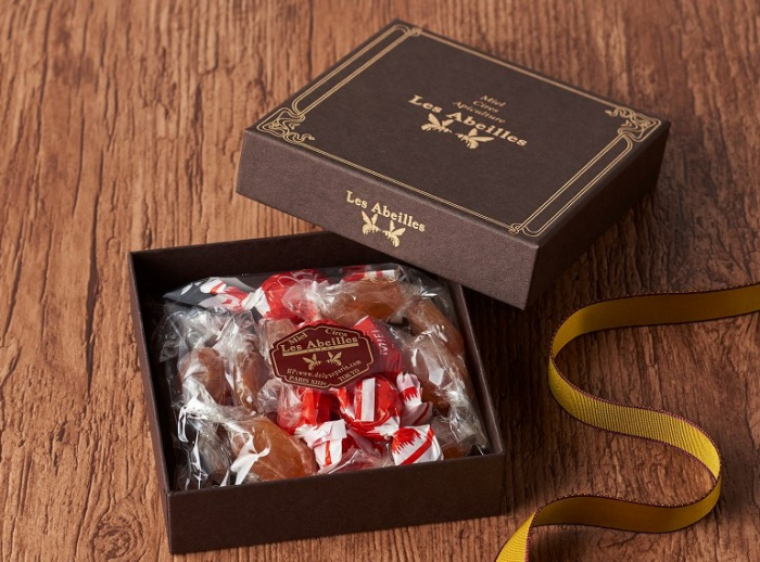 【化粧箱】3種 ボンボンミエル  14個(純粋はちみつキャンディー)