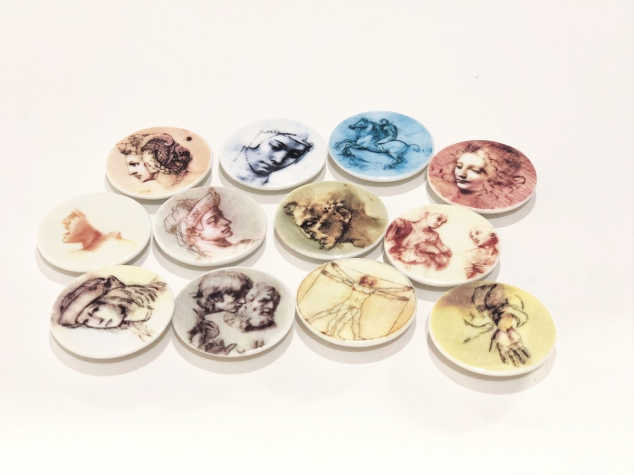 フェーヴ『ダビンチのお皿』（12ピース）PRIME社製