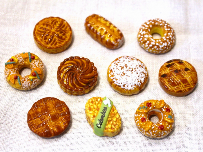 フェーヴ『ガレット・デ・ロワ』(10ピース）Alcara社製