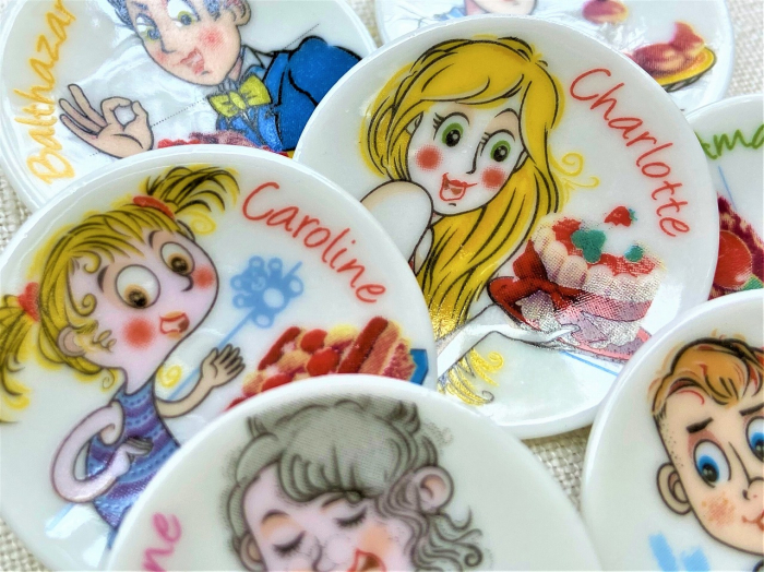 フェーヴ『美食家の名前』（10ピース）PRIME社製