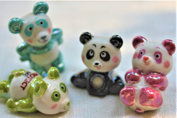 フェーブ『カラフルなパンダ(10ピース）』PRIME社製