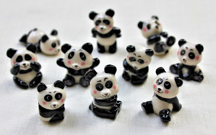 フェーヴ『陽気なパンダ』（10ピース）PRIME社製