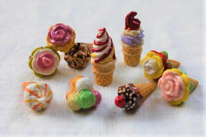 フェーヴ『フラワージェラート』（10ピース）PRIME社製