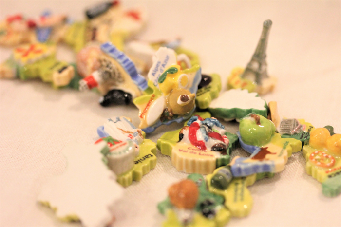 フェーヴ『フランス万歳！』(18ピース）地図付き　PRIME社製