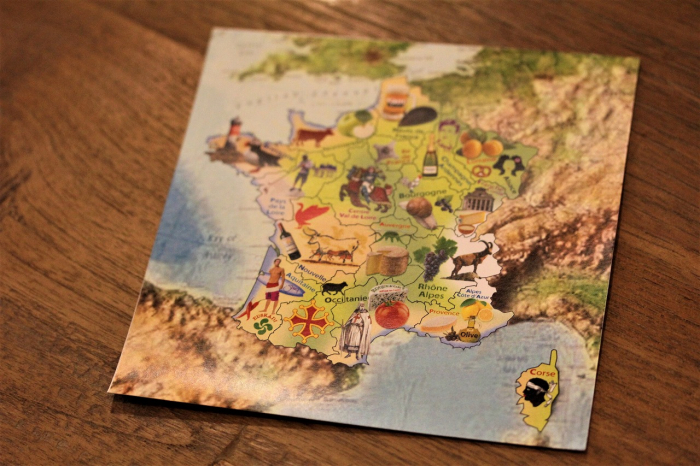 フェーヴ『フランス万歳！』(18ピース）地図付き　PRIME社製