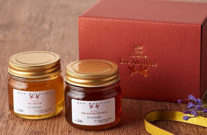 【ギフト箱】人気定番ミエル大瓶 250g × 2種(アカシア・ラヴァンド)純粋はちみつ