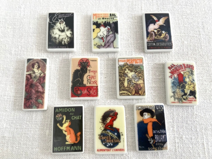 フェーヴ『ポスターの巨匠たち』（10ピース）PRIME社製