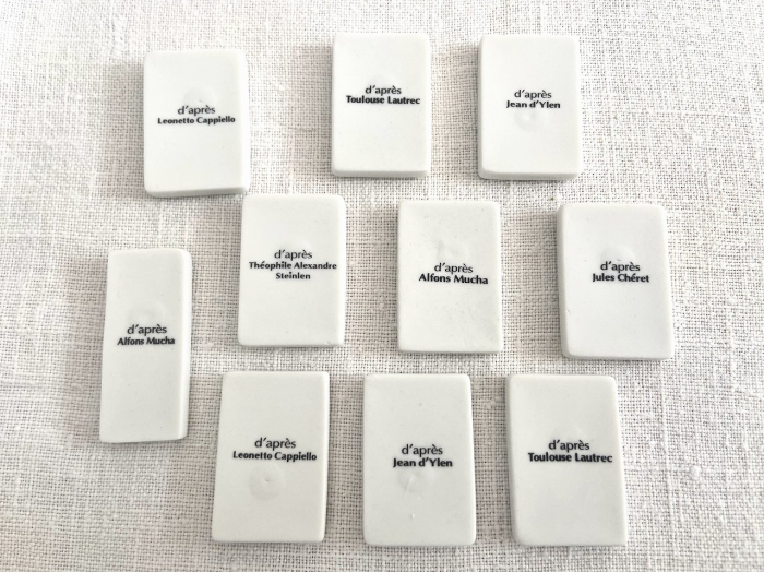 フェーヴ『ポスターの巨匠たち』（10ピース）PRIME社製