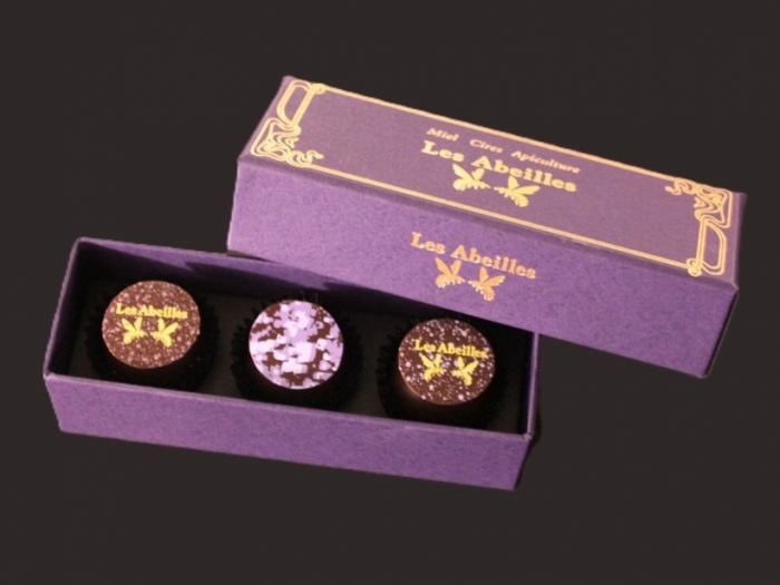 【化粧箱】 レザベイユ・ショコラ -ラヴァンド　3個入　※冬季限定・限定数商品
